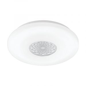 Hvid modern loftlampe plast, Carmela, 24W, 3000K LED