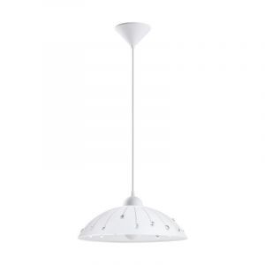 Hvid pendler lampe glas, Kaj