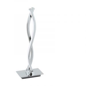 Krom modern bordlampe aluminium, Arantxa, 5W, 3000K LED, med brytare