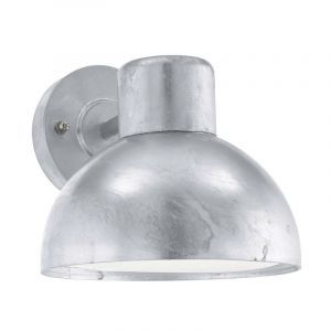 Sølv udendørslampe plast, Bessel, IP44