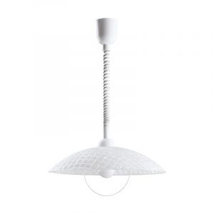 Hvid modern pendler lampe glas, Broer