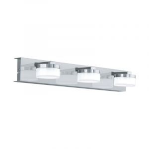 Krom modern væglampe plast, Busra, 7W, 3000K LED, IP44