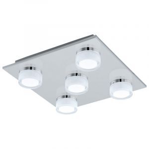 Krom modern loftlampe plast, Busra, 7W, 3000K LED, IP44