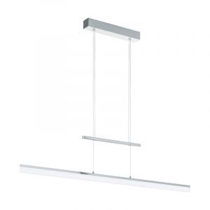 Krom modern pendler lampe plast, Cassandra, 13W, 3000K LED