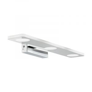 Krom modern væglampe plast, Jan, 5W, 3000K LED, IP44