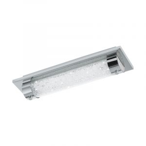 Krom design loftlampe glas, Iris, 8W, 4000K LED, IP44