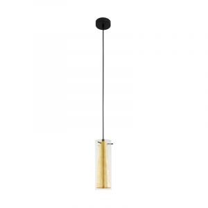 Guld modern pendler lampe glas, Barceno