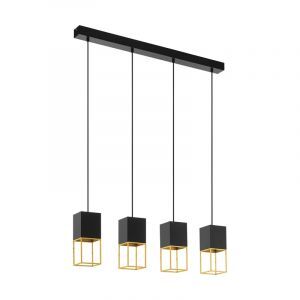 Guld modern pendler lampe stål, Jovanny