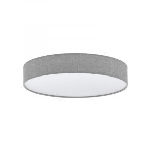 Grå modern loftlampe plast, Sila, 40W, varm til kold hvid justerbar LED, med fjärrkontroll