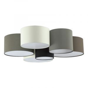Grå modern loftlampe metal, Regina