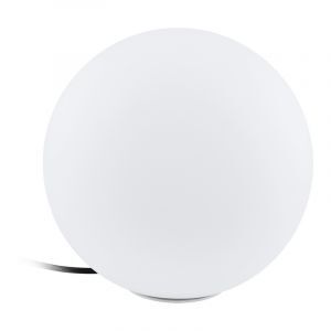 Hvid udendørslampe plast, Jovana, IP65