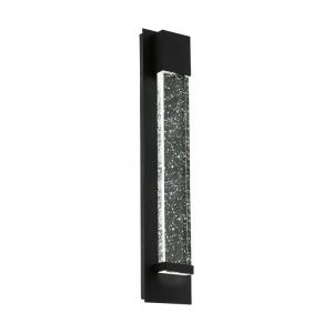 Sort modern udendørslampe aluminium, Yvanca, 3W, 3000K LED, IP44