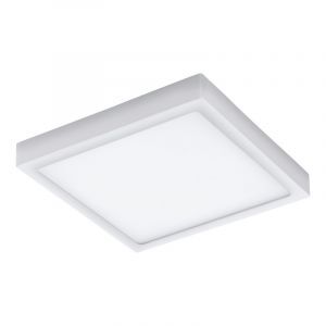 Hvid modern udendørslampe aluminium, Evi, 22W, varm til kold hvid justerbar LED, IP44, med fjärrkontroll
