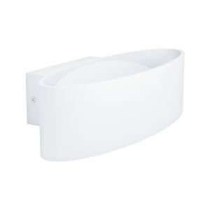 Hvid modern væglampe aluminium, Elmar, 10W, 3000K LED