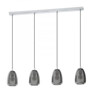 Krom design pendler lampe glas, Fredericus