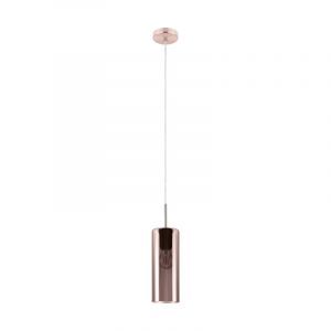 Kobber design pendler lampe glas, Tino
