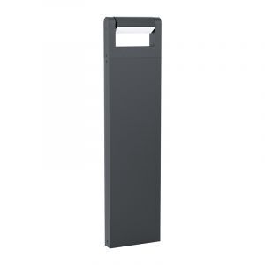 Sort modern udendørslampe aluminium, Kawa, 4,8W, 3000K LED, IP44