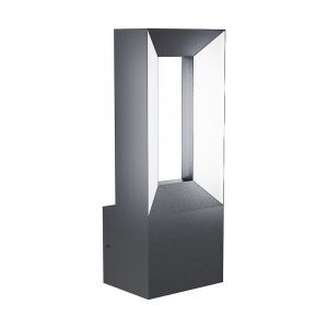 Sort modern udendørslampe aluminium, Larisa, 5W, 3000K LED, IP44