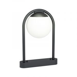 Sort modern udendørslampe stål, Lynne, IP44