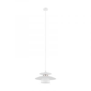 Hvid design pendler lampe stål, Lariana