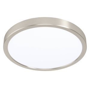 Nikkel smart loftlampe plast, Geraldo, 19,5W, varm til kold hvid justerbar LED, IP44