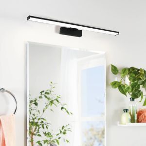 Sort spejllampe plast, Nancy, 11W, 4000K LED, IP44