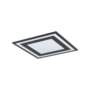 Sort modern plafond aluminium, Tirzah, 24W, 4000K LED