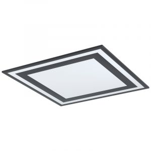 Sort modern plafond aluminium, Tirzah, 36W, 4000K LED