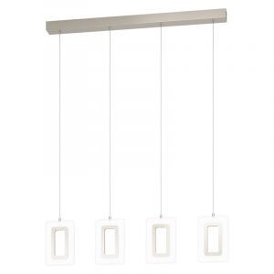 Nikkel pendler lampe plast, Niels, 5W, 3000K LED