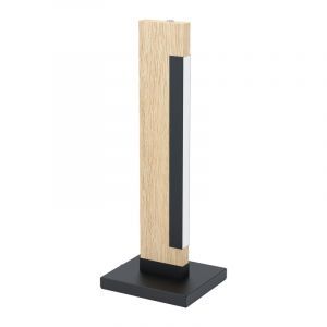 Træ bordlampe brun, Ludovica, 6W, 3000K LED, med brytare