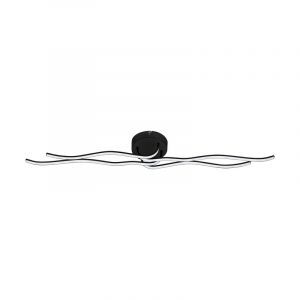 Sort modern plafond aluminium, Therese, 36W, 3000K LED