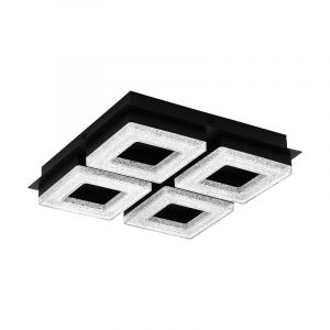Sort design plafond stål, Arjo, 4W, 3000K LED
