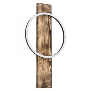 Træ væglampe brun, Annebel, 12W, 3000K LED