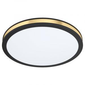 Sort modern plafond stål, Rivano, 11W, 3000K LED