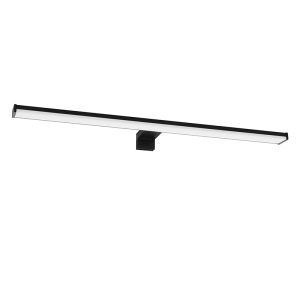 Sort spejllampe plast, Nancy, 11W, 4000K LED, IP44