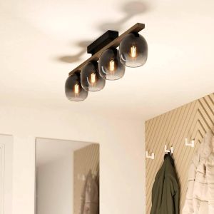Brun design loftlampe aluminium, Frida