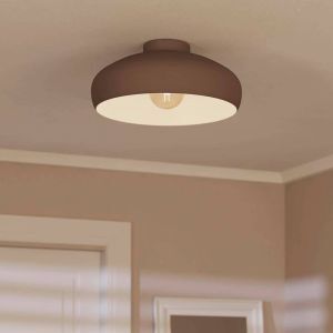 Brun rustik loftlampe aluminium, Egine