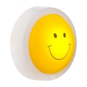 Gul natlampe plast, Ather, 1W, 6500K LED