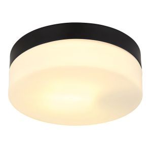 Sort udendørslampe plast, Maickel, IP44