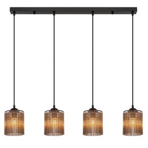 Grå design pendel lampe spisebord akryl, Marthijn