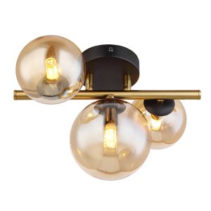 Rav design loftlampe glas, Melinda