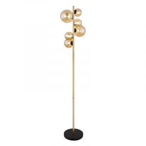 Rav design gulv lampe glas, Melinda, med brytare