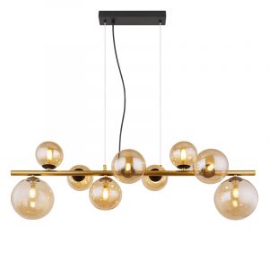 Rav design pendler lampe glas, Melinda