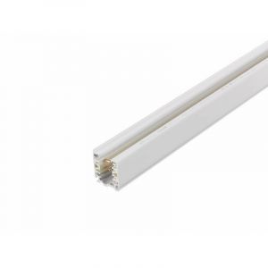 Hvid 3-faset skinne, 1 meter