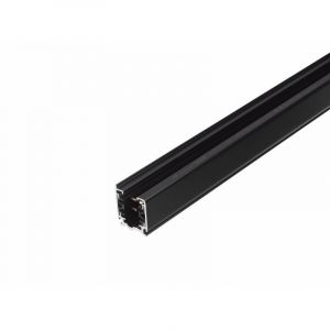Sort 3-faset skinne, 1 meter