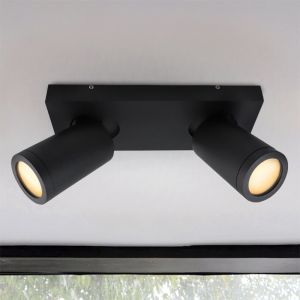 Modern loftspot sort, Kenan, IP44