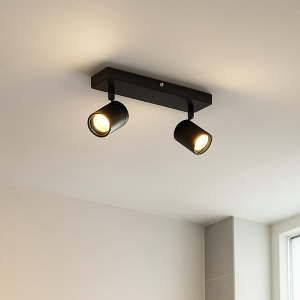Modern loftspot sort, Ciara, IP44