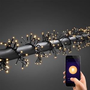5,6 meter smart klyngelys, 768 varm hvid LEDS, app