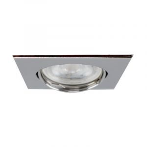 Metal indbygningsspot krom, Meco