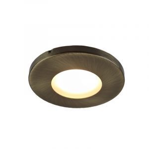 Metal indbygningsspot badeværelse bronze, Mela, IP44